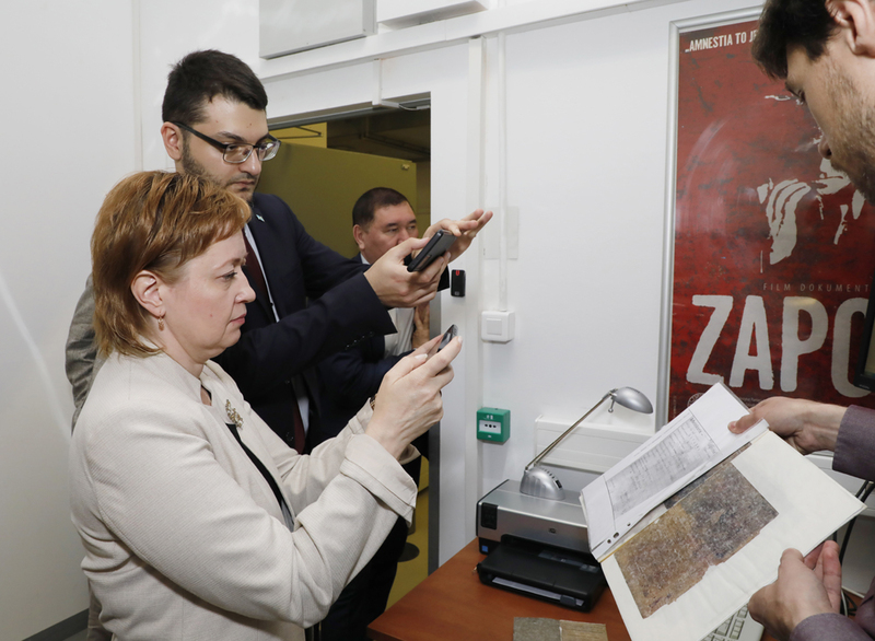 A delegation from Kazakhstan visited the IPN Archive, Warszaw 10 June 2022