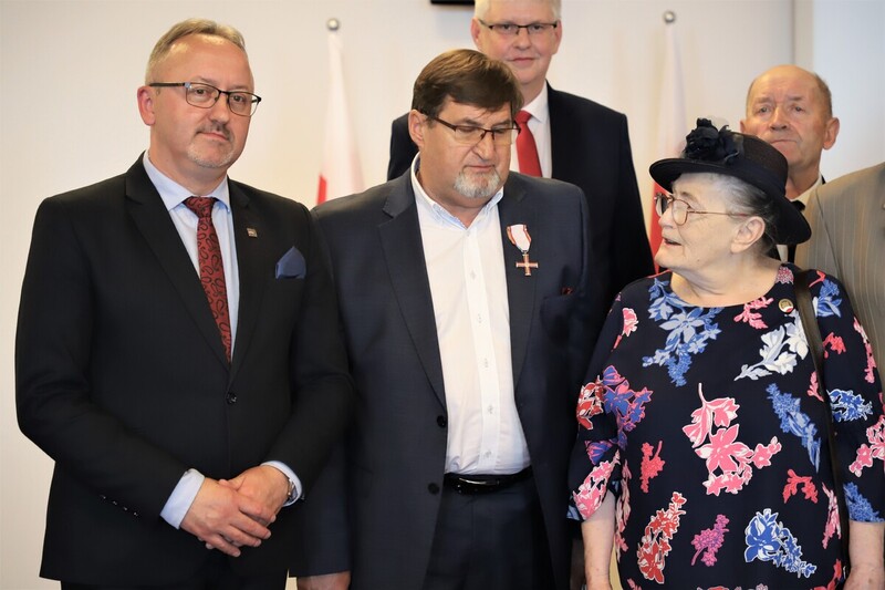 The ceremony of presenting Crosses of Freedom and Solidarity — Białystok, 22 June 2022; photo: Natalia Krzywicka