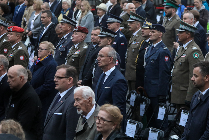 Ceremonies in honor of the Warsaw Uprising insurgents on Krasinski Square - Warsaw, 32 July 2022; Photo: Sławek Kasper IPN