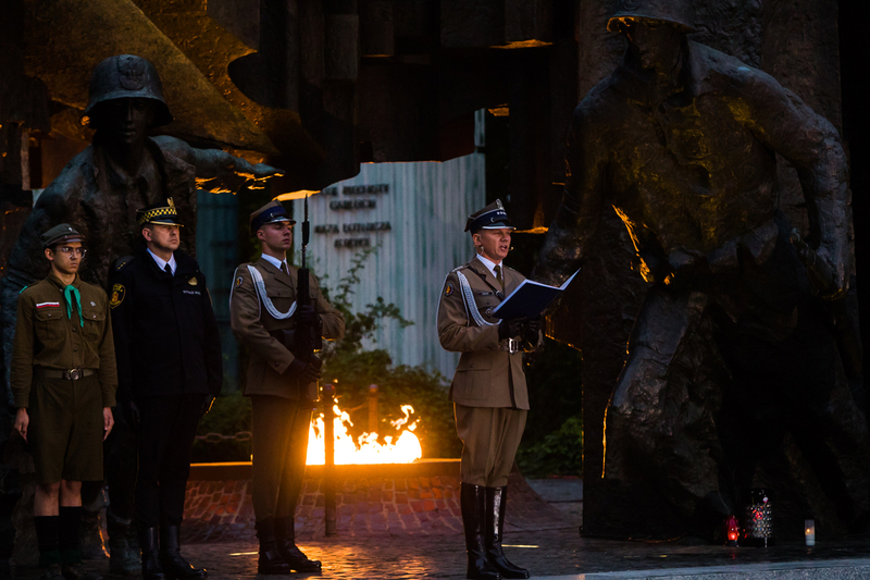 Ceremonies in honor of the Warsaw Uprising insurgents on Krasinski Square - Warsaw, 32 July 2022; Photo: Sławek Kasper IPN