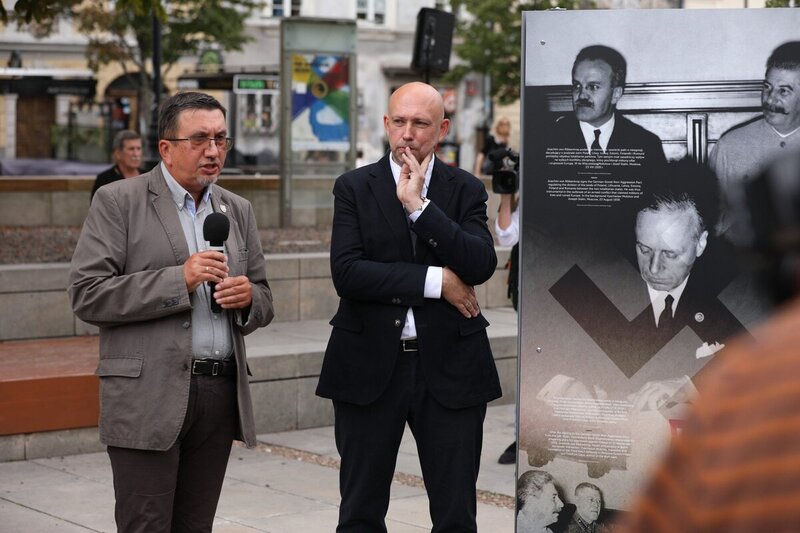 The opening of the IPN "Pact of Criminals" exhibition, Warsaw 22 August 2022