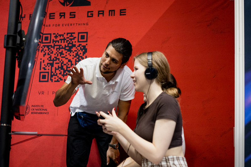 The IPN New Technology Division at the largest computer games fair - GAMESCOM; Photo:. Aneta Wigłasz