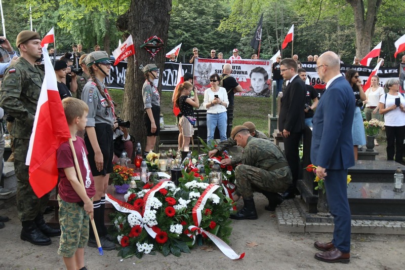The 76th anniversary of the death of Danuta Siedzikówna "Inka" and Feliks Selmanowicz "Zagończyk", Gdańsk 28 August 2022