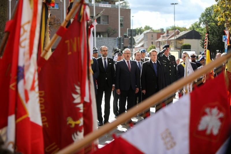 Polish soldiers commemorated in Lommel, Belgium - 25 September 2022