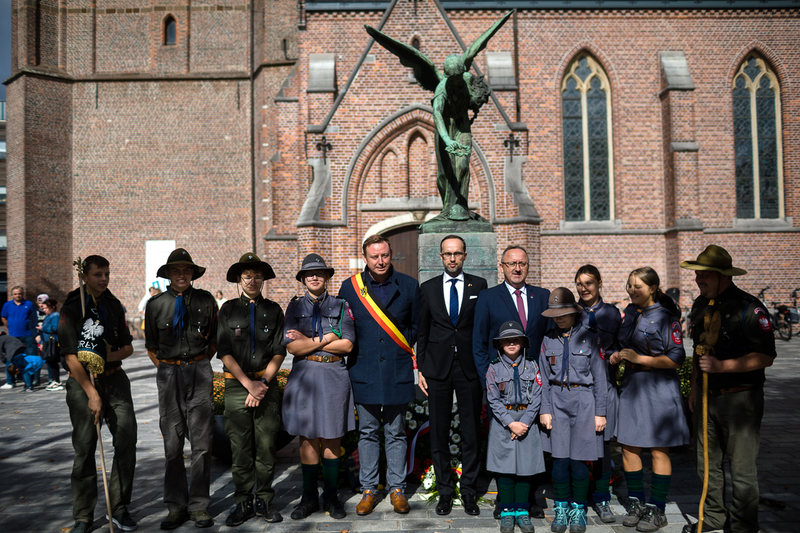Polish soldiers commemorated in Lommel, Belgium - 25 September 2022