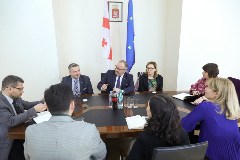 Meeting of the IPN representatives with General Director of the National Archives, Teona Iashvili – Tbilisi, 3 October 2022. Photo: Sławek Kasper (IPN)