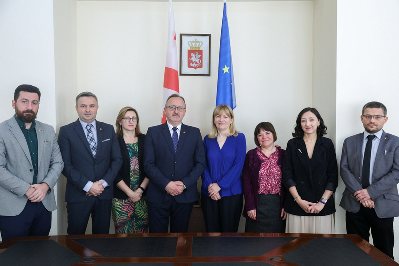 Meeting of the IPN representatives with General Director of the National Archives, Teona Iashvili – Tbilisi, 3 October 2022. Photo: Sławek Kasper (IPN)