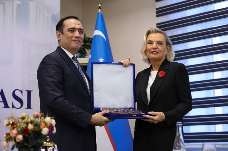 Signing Memorandum of Cooperation between Institute of National Remembrance and National Archive of Uzbekistan – Tashkent, 4 October 2022. Photo: Mikołaj Bujak (IPN)