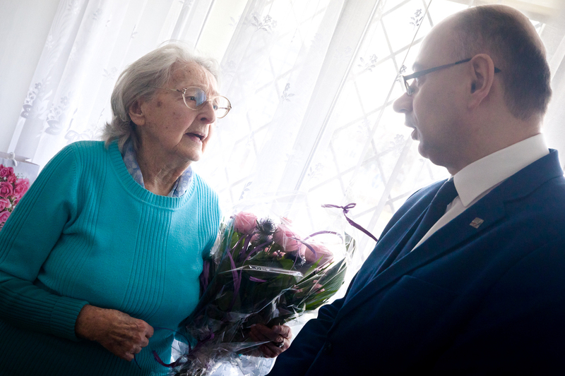 Anna Stupnicka-Bando celebrated her 94th birthday