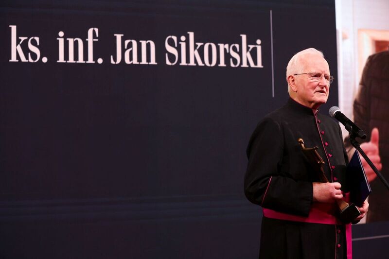 Rev. Jan Sikorski, laureate of the ”Custodian of National Memory” Prize in 2023