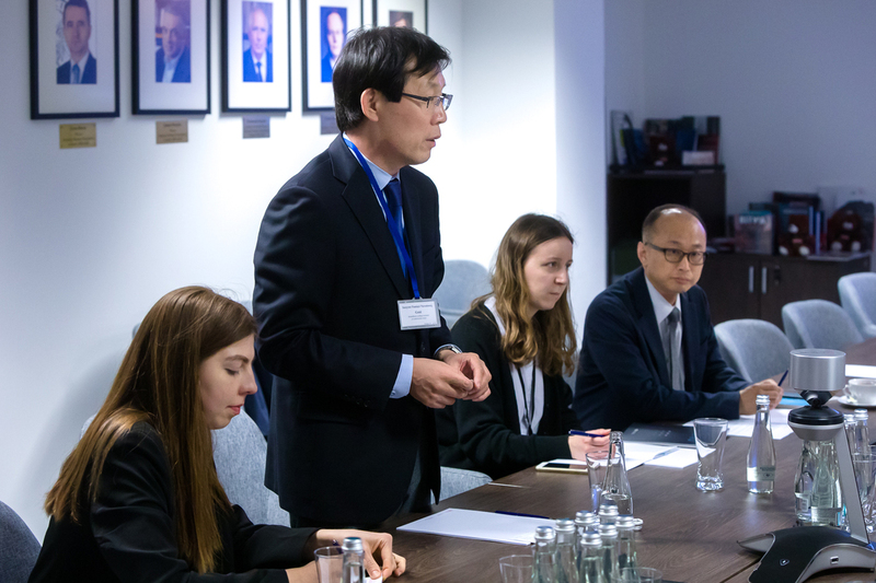 Meeting with representatives of the Korea Institute for the National Unification — 18 April 2023; photo: S. Kasper (IPN)