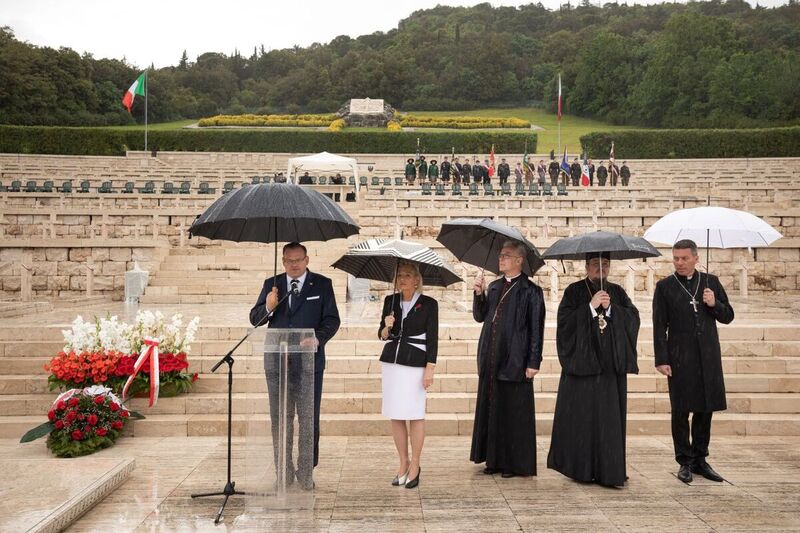 Celebrations of the 79th anniversary of the Battle of Monte Cassino in Italy — 18 May 2023; photo: Mikołaj Bujak (IPN)