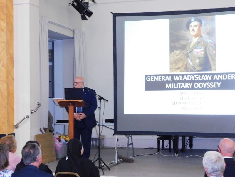 Paul Latawski, Ph.D., at the 9th Polish History Conference, Lemington Spa – 22 May 2023; photo: Jolanta Nowak (IPN)