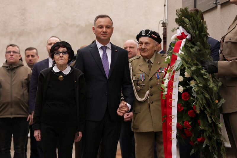 On the 75th anniversary of Captain Witold Pilecki’s death, the memory of this brave Pole was honoured by Andrzej Duda, the President of the Republic of Poland; Photo: Mikołaj Bujak IPN