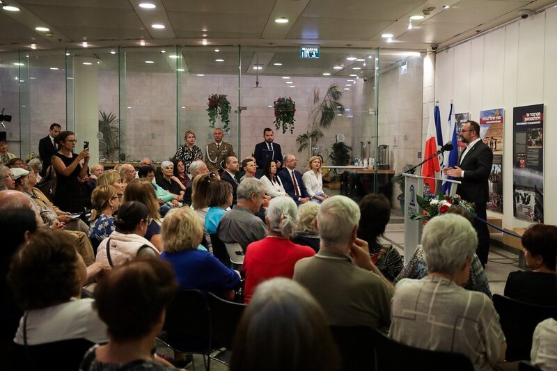 Opening of the "Trails of Hope. The Odyssey of Freedom" exhibition – Jerusalem, 6 June 2023; photo: M. Bujak
