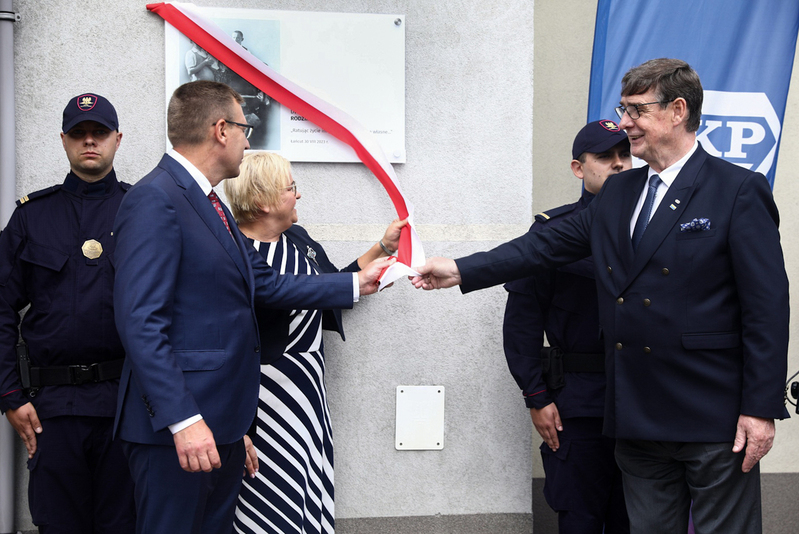 Naming the train station after the Ulma family – Łańcut, 30 August 2023; photo: S. Kasper (IPN)