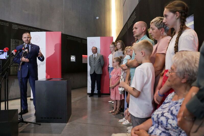 The IPN exhibition "Blessed are the Righteous, for..." The Story of the Ulma Family" was opened in Markowa. Photo: Mikołaj Bujak, IPN
