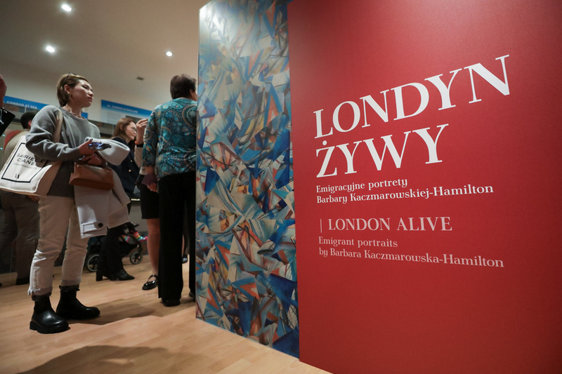 The "London Alive" exhibition opening, London 29 October 2023; Photo: Mikołaj Bujak IPN
