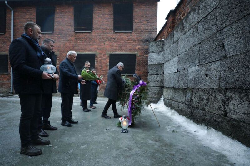 The memory of Auschwitz victims was commemorated during the 5th edition of the "Light of Peace Run" , 18 January 2024, Photo: Mikołaj Bujak, IPN