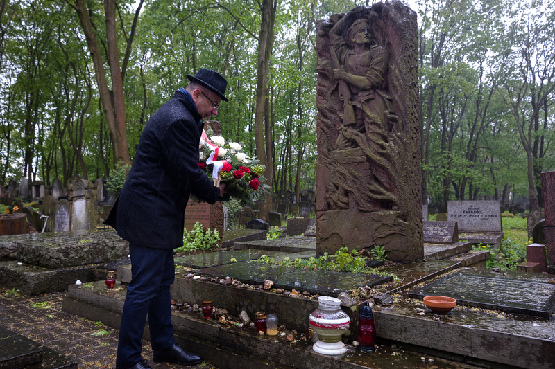 A commemoration of Polish and Jewish victims of World War II, Warsaw 18 April 2024; Photo: Sławek Kasper, IPN