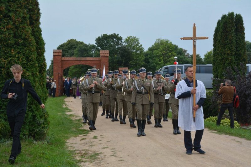 Funeral of the Home Army soldiers in Lithuania – Eišiškės, 8 September 2018. Photo: Michał Siemiński (IPN)