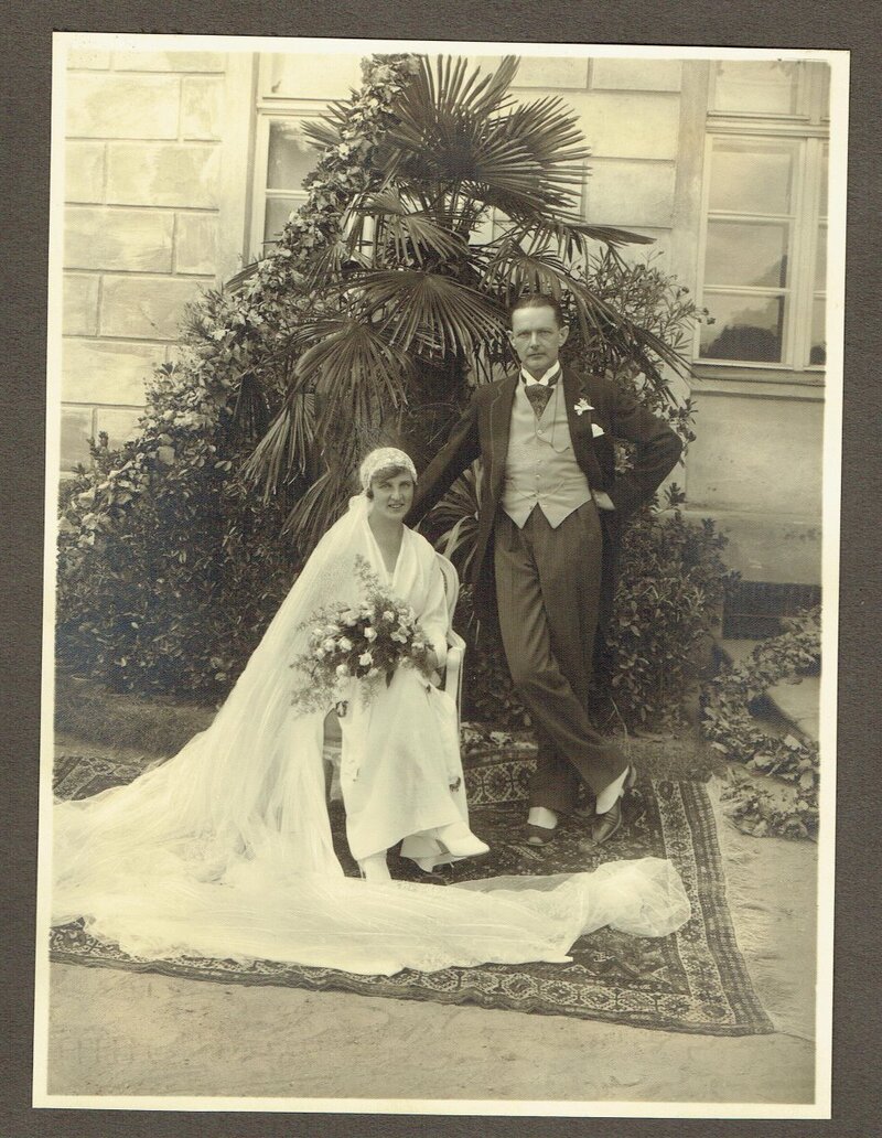 Count Edward Raczyński with his wife Cecylia Jaroszyńska