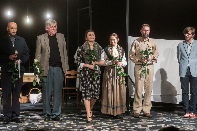 At the end of the first day of the summit, the participants watched the play "The Righteous. The story of the Ulma family” performed by the actors of the Wanda Siemaszkowa Theater in Rzeszów. Photos: Sławek Kasper (IPN)
