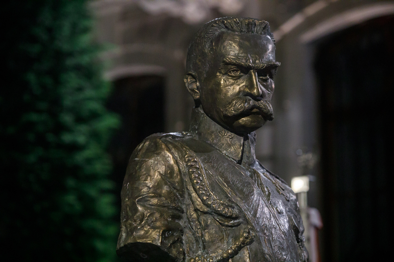 The ceremony of unveiling the Marshal Piłsudski bust in Brussels, 6 November 2018. Photos: Sławek Kasper (IPN)