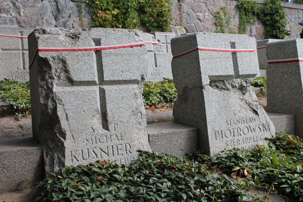 Cmentarz wojskowy na Rossie w Wilnie. Fot. Sergiusz Kazimierczuk/ IPN