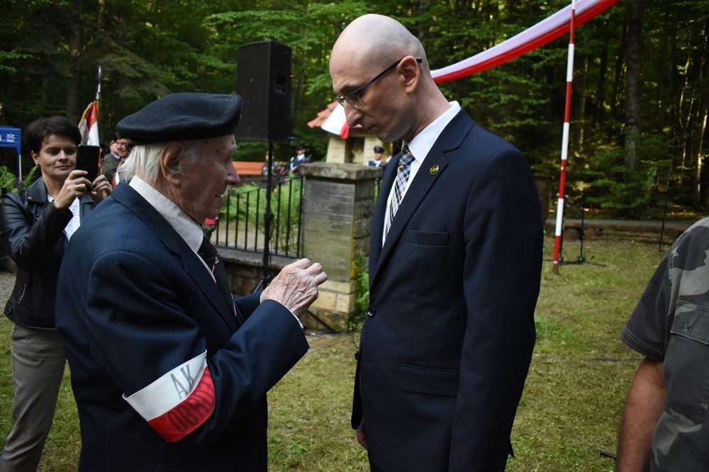 Wykus 2024 – uroczystości upamiętniające świętokrzyskich partyzantów. Fot. Dariusz Skrzyniarz (IPN)