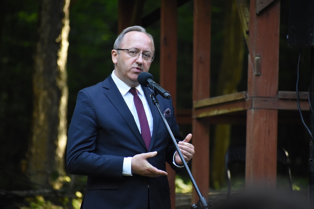 Wykus 2024 – uroczystości upamiętniające świętokrzyskich partyzantów. Fot. Dariusz Skrzyniarz (IPN)