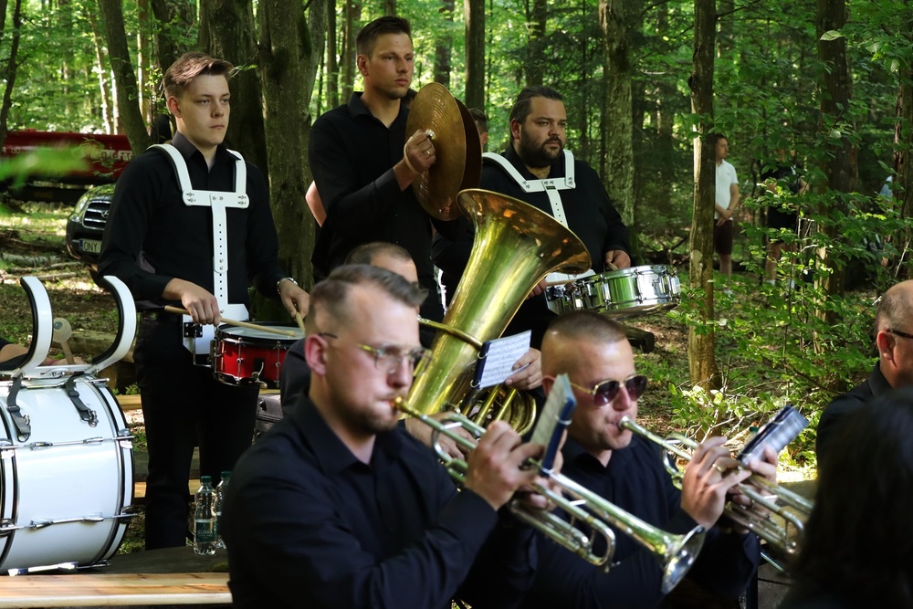 Wykus 2025 – uroczystości upamiętniające świętokrzyskich partyzantów. Fot. Dariusz Skrzyniarz (IPN Kielce)