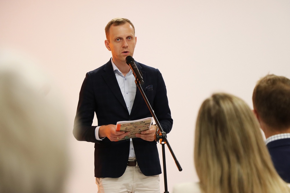 Otwarcie nowej wystawy o Stanisławie Mikołajczyku w Sandomierzu. Fot. Dariusz Skrzyniarz (IPN Kielce)