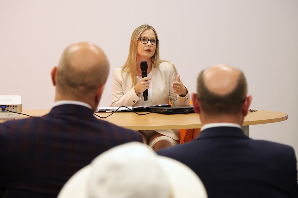 Otwarcie nowej wystawy o Stanisławie Mikołajczyku w Sandomierzu. Fot. Dariusz Skrzyniarz (IPN Kielce)