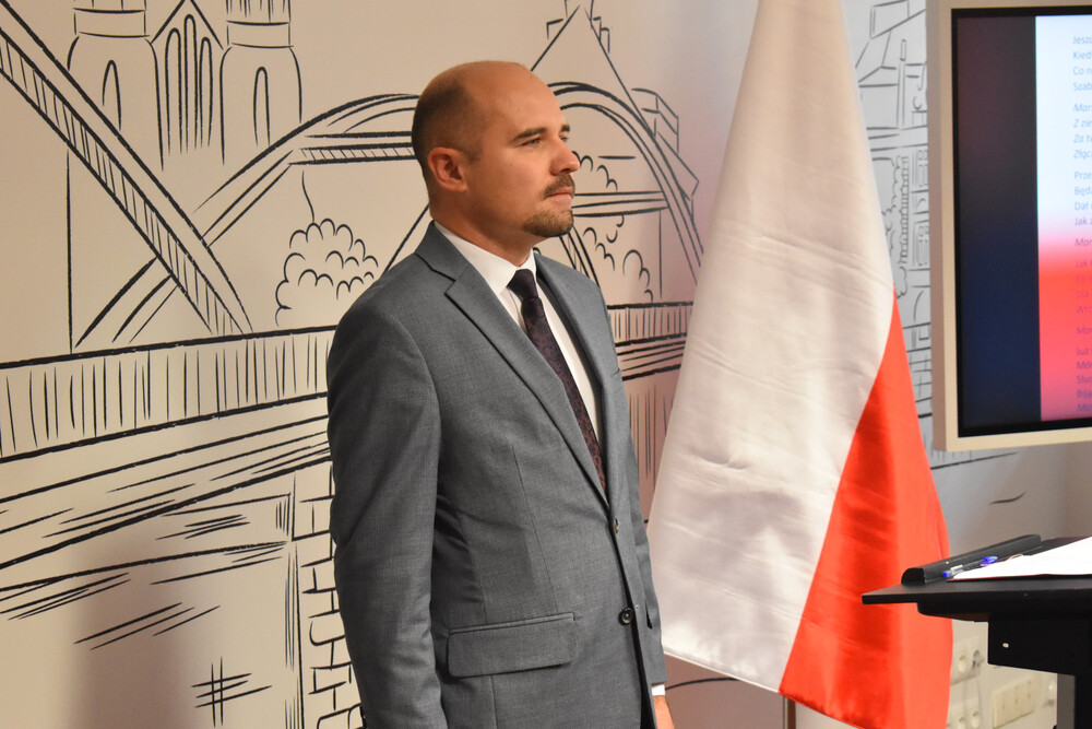 Dyrektor Oddziału IPN we Wrocławiu dr hab. Kamil Dworaczek. Fot. Dominik Wojtkiewicz (IPN)