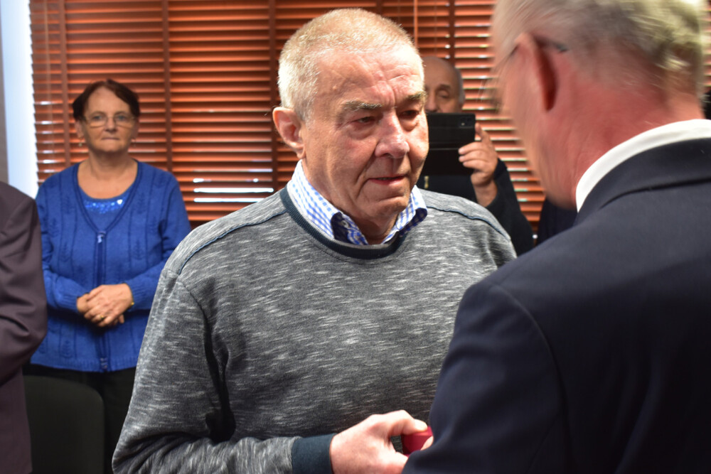 Uroczystość wręczenia Krzyży Wolności i Solidarności – Opole, 16 listopada 2023. Fot. Dominik Wojtkiewicz (IPN)