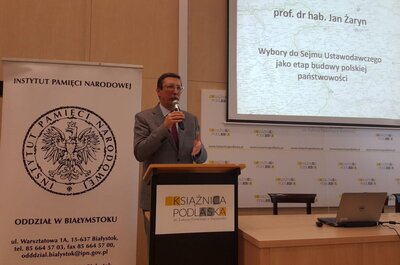 Wykład inauguracyjny wygłosił prof. dr hab. Jan Żaryn