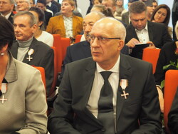 Uroczystość wręczenia Krzyży Wolności i Solidarności działaczom opozycji z Polski północno-wschodniej