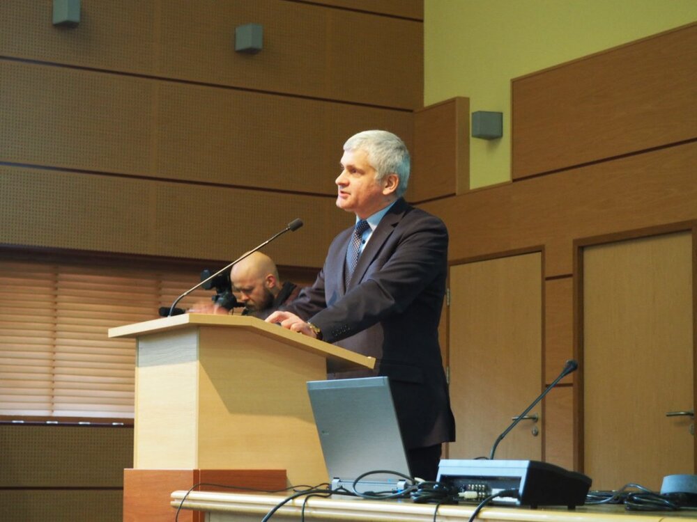 Do zebranych przemówił Bohdan Paszkowski, Wojewoda Podlaski