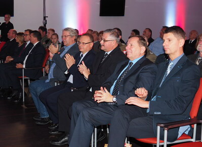 Wśród przybyłych gości znalazł się poseł Dariusz Piontkowski i Konsul Generalny RP w Grodnie Jarosław Książek