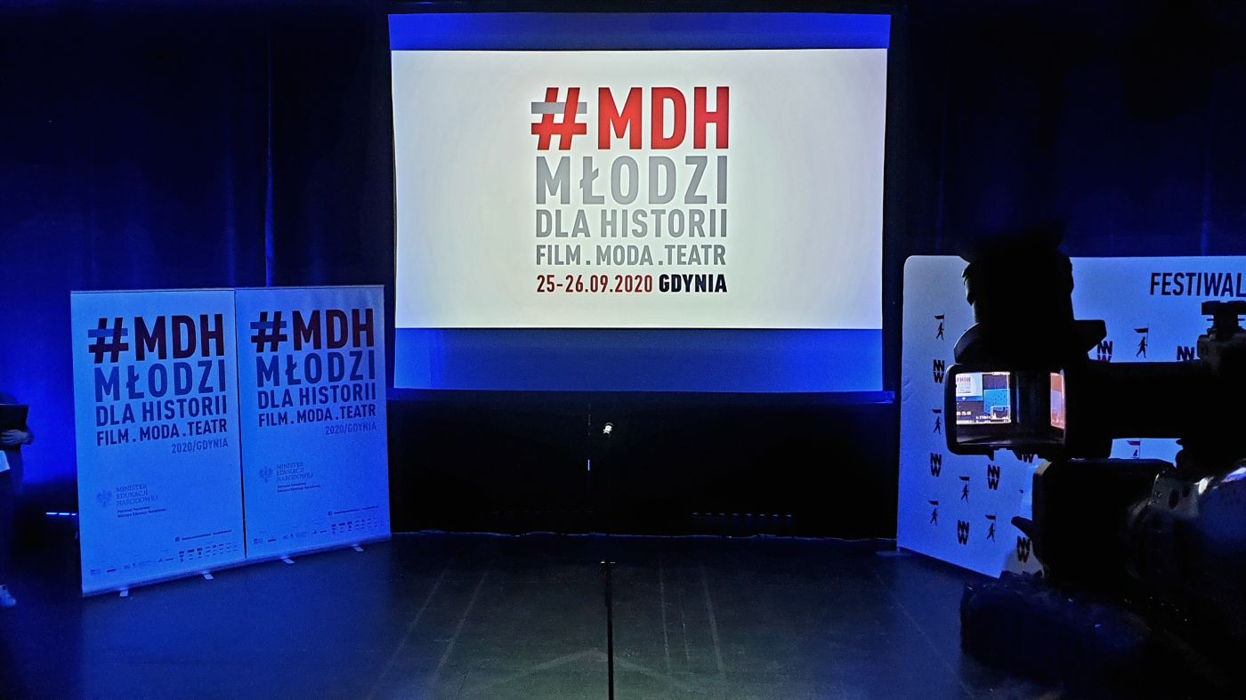 Gala zamknięcia projektu „Młodzi dla historii” – XII Festiwal NNW, Gdynia, 26 września 2020. Fot. IPN