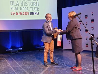 Gala zamknięcia projektu „Młodzi dla historii” – XII Festiwal NNW, Gdynia, 26 września 2020. Fot. IPN