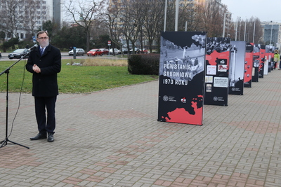 Uroczyste otwarcie wystawy „Powstanie Grudniowe 1970 roku” z udziałem uczestników Grudnia ’70 – Gdynia, 17 grudnia 2020