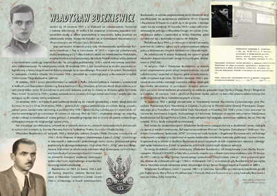 Folder OBUWiM z cyklu Weterani walk o wolność i niepodległość Polski poświęcony Władysławowi Buszkiewiczowi