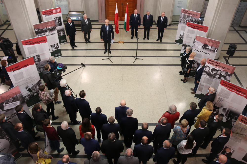 Uroczyste otwarcie wystawy IPN Gdańsk „Solidarni z Węgrami. Pomoc gdańszczan dla powstańców węgierskich w 1956 r.” – Gdańsk, 26 października 2021