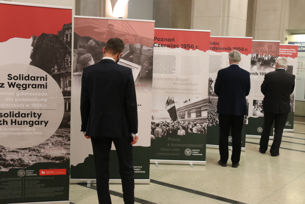 Uroczyste otwarcie wystawy IPN Gdańsk „Solidarni z Węgrami. Pomoc gdańszczan dla powstańców węgierskich w 1956 r.” – Gdańsk, 26 października 2021