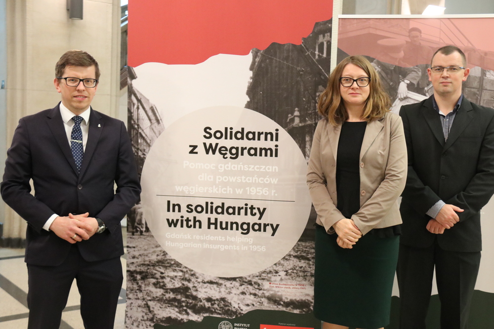 Uroczyste otwarcie wystawy IPN Gdańsk „Solidarni z Węgrami. Pomoc gdańszczan dla powstańców węgierskich w 1956 r.” – Gdańsk, 26 października 2021