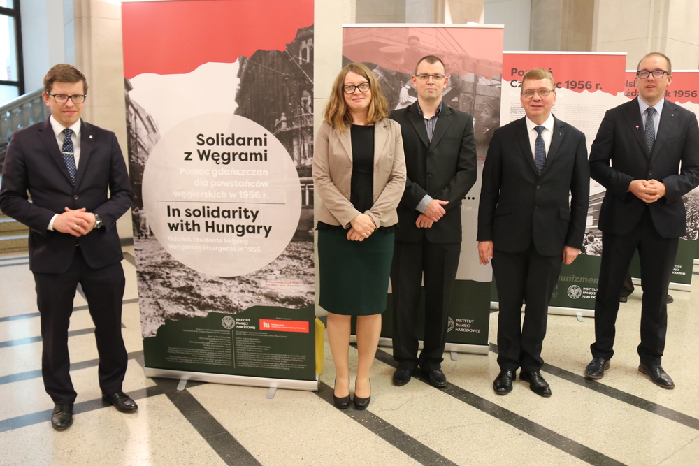 Uroczyste otwarcie wystawy IPN Gdańsk „Solidarni z Węgrami. Pomoc gdańszczan dla powstańców węgierskich w 1956 r.” – Gdańsk, 26 października 2021
