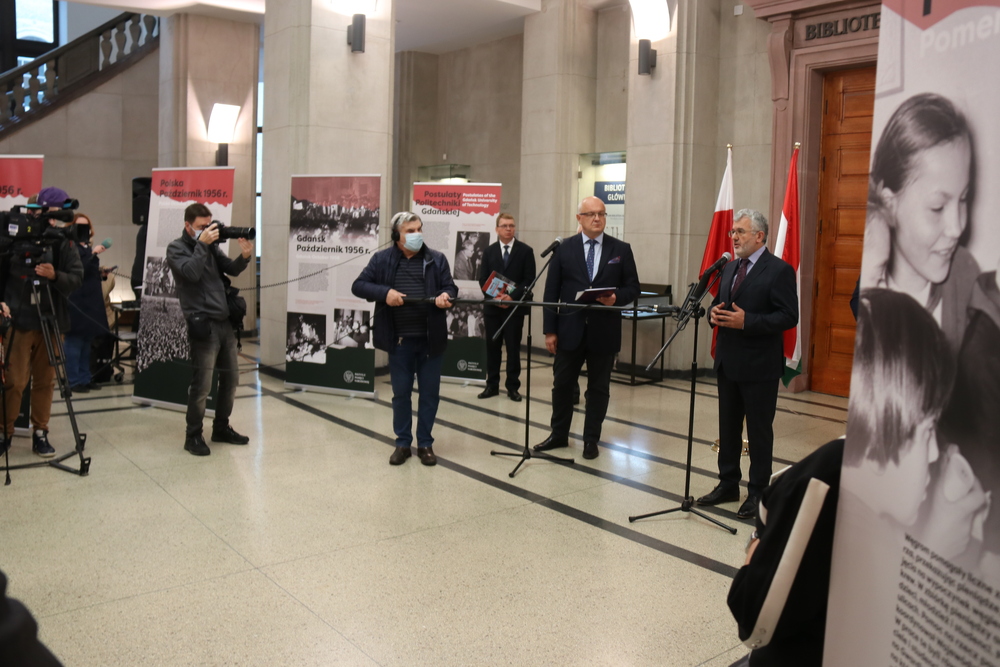 Uroczyste otwarcie wystawy IPN Gdańsk „Solidarni z Węgrami. Pomoc gdańszczan dla powstańców węgierskich w 1956 r.” – Gdańsk, 26 października 2021