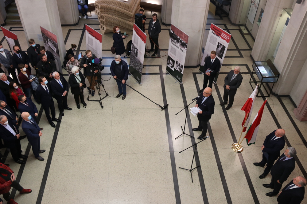Uroczyste otwarcie wystawy IPN Gdańsk „Solidarni z Węgrami. Pomoc gdańszczan dla powstańców węgierskich w 1956 r.” – Gdańsk, 26 października 2021